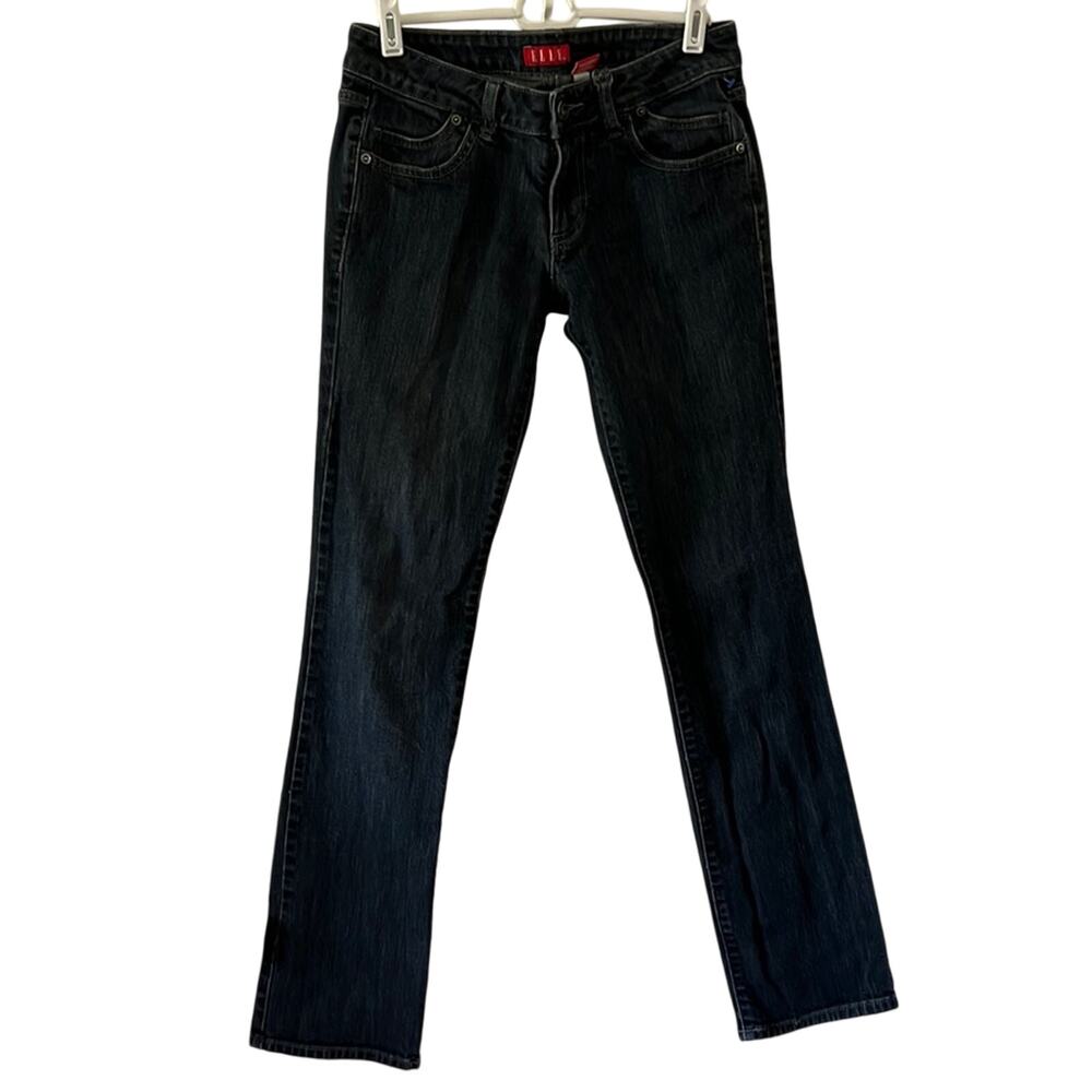 Elle Woman size 2 Blue Straight Leg Jeans Pre Loved Mid Rise